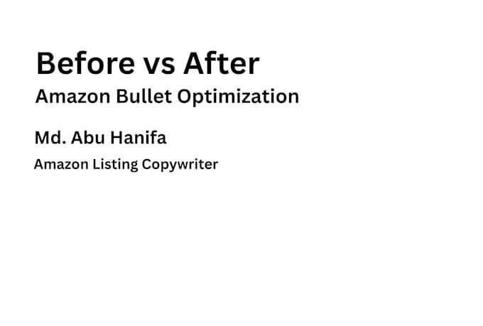 rewrite amazon bullet points for better readability